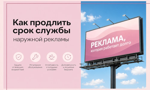 Как продлить срок службы наружной рекламы в Воткинске