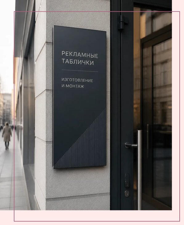 Рекламные таблички в Воткинске по цене от 4662 р. | Аванза-Втк